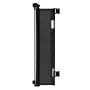 Retractable Baby Gate, Extends to 1850 mm Wide, 980 mm Tall, with Security Lock, Easy to Use, Walk Through Without Tripping, Mes