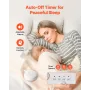 Sound Machine, 30 Soothing Sleep Sounds, 3-in-1 Portable and Hangable White Noise Sound Machine with Auto-Off Timer, Soft Ring L