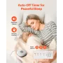 Sound Machine, 21 Soothing Sleep Sounds, 3-in-1 Portable and Hangable White Noise Sound Machine with Auto-Off Timer, Soft Ring L