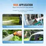 Water Diaphragm Pump, 12V DC, 5.5 GPM Flow, 70 PSI Rated Pressure (40-100 PSI Adjustable), 1/2" MNPT Self Priming Sprayer Pump w