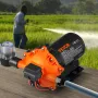 Water Diaphragm Pump, 12V DC, 5.5 GPM Flow, 70 PSI Rated Pressure (40-100 PSI Adjustable), 1/2" MNPT Self Priming Sprayer Pump w
