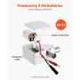 Touchless Bathroom Sink Faucet, Automatic Motion Sensor Restroom Toilet Faucet with Hole Cover Plate, Battery Operated,Adjustabl