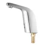 Touchless Bathroom Sink Faucet, Automatic Motion Sensor Restroom Toilet Faucet Cold Water with Single Hole, Battery Operated for