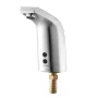 Touchless Bathroom Sink Faucet, Automatic Motion Sensor Restroom Toilet Faucet Cold Water with Single Hole, Battery Operated for