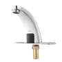 VEVOR Touchless Bathroom Sink Faucet, Automatic Motion Sensor Restroom Toilet Faucet with Hole Cover Plate, Battery Operated,Hot