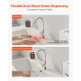 VEVOR Touchless Kitchen Bar Sink Faucet, Single Handle Automatic Motion Sensor Bathroom Faucet, Hands-Free Adjustable Cold Hot W