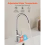 Touchless Kitchen Bar Sink Faucet, Single Handle Automatic Motion Sensor Bathroom Faucet, Hands-Free Adjustable Cold Hot Water M