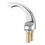 VEVOR Touchless Bathroom Sink Faucet, Automatic Motion Sensor Restroom Toilet Faucet Cold Water with Hole Cover Plate, Battery O
