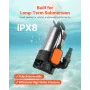 710W dyk sump pumpe, 20000 L/H, rustfrit stål dyk