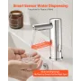 Touchless Bathroom Sink Faucet, Automatic Motion Sensor Restroom Toilet Faucet, Hands Free Adjustable Cold Hot Single Handle Wat