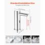 Touchless Bathroom Sink Faucet, Automatic Motion Sensor Restroom Toilet Faucet, Hands Free Adjustable Cold Hot Single Handle Wat