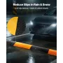1000MM Rubber Speed Bump, 2 Pack, 2 Channel Heavy Duty Traffic Speed Hump, 9,979 kg/Axle Load Capacity, Cable Protector Ramp wit