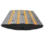 VEVOR Car Driveway Rubber Curb Ramp, 15 Tons Load Capacity, 66 mm Rise Curbside Bridge Ramp with Yellow Reflective Strips, Suita