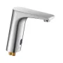 Touchless Bathroom Sink Faucet, Automatic Motion Sensor Restroom Toilet Faucet, HandsFree Adjustable Cold Hot Single Handle Wate