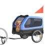 Dog Bike Trailer, Supports up to 40 kg, Pet Cart Bicycle Carrier for Small & Large Dogs, Easy Folding Frame with Quick Release W