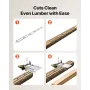 Rail Mill Guide System, 4.57 m 6 Crossbar Chainsaw Mill Kits, Aluminum Saw Milling Rails System Works with Chainsaw, 4 Wedges, A