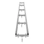 Rail Mill Guide System, 4.57 m 6 Crossbar Chainsaw Mill Kits, Aluminum Saw Milling Rails System Works with Chainsaw, 4 Wedges, A