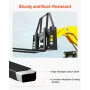 VEVOR Skid Steer Pallet Fork Frame, 1814 kg Rated Capacity, 115 cm Pallet Fork Frame Attachments with 50.8 mm Hitch Receiver & S