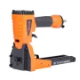 Pneumatic Carton Closing Stapler, 13 Gauge Pneumatic Cardboard Staple Gun for 34.8mm Crown 16mm & 19mm Length, Depth-Adjustable 