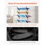 Surfboard Wall Mount, 4 Tiers Horizontal Surfboard Rack for