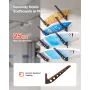 Surfboard Wall Mount, 4 Tiers Horizontal Surfboard Rack for