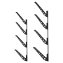 Surfboard Wall Mount, 4 Tiers Horizontal Surfboard Rack for
