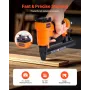 Pneumatic Staple Gun, 22 Gauge Pneumatic Upholstery Stapler for 71 Series Fine Wire Staples 9.1mm Crown 4mm-16mm Length, 70-110 