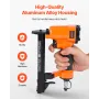 Pneumatic Staple Gun, 22 Gauge Pneumatic Upholstery Stapler for 71 Series Fine Wire Staples 9.1mm Crown 4mm-16mm Length, 70-110 