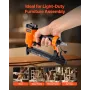 Pneumatic Staple Gun, 22 Gauge Pneumatic Upholstery Stapler for 71 Series Fine Wire Staples 9.1mm Crown 4mm-16mm Length, 70-110 