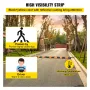 Rubber Speed Control Hump, Dual Channel, 2 Units, 72.8" Length, Supports Up to 22000 LBS, Dimensions 72.8 x 12.2 x 2.2, Suitable