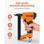 Pneumatic Staple Gun, 20 Gauge T50 Pneumatic Upholstery Stapler for 10.8mm Crown 4mm-16mm Length Staples, 70-110 PSI Air Staple 