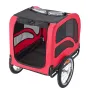 Dog Bike Trailer, Supports up to 45 kg, Pet Cart Bicycle Carrier for Small & Large Dogs, Easy Folding Frame with Quick Release W
