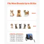 VEVOR Dog Bike Trailer, Supports up to 30 kg, Pet Cart Bicycle Carrier for Small & Medium Dogs, Easy Folding Frame with Quick Re