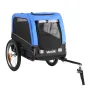 Dog Bike Trailer, Supports up to 30 kg, Pet Cart Bicycle Carrier for Small & Medium Dogs, Easy Folding Frame with Quick Release 