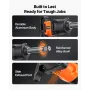 1-Inch Air Impact Wrench, Up to 2400N.m Nut-Busting Torque, 6000RPM 6-Speed Pneumatic Impact Gun with 152.4mm Extended Anvil for