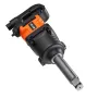 VEVOR 1-Inch Air Impact Wrench, Up to 2400N.m Nut-Busting Torque, 6000RPM 6-Speed Pneumatic Impact Gun with 152.4mm Extended Anv