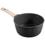 2.5 QT Saucepan, Nonstick Saucepan with Tempered Glass Lid, Multipurpose Cooking Sauce Pot with Detachable Handle, Sauce Pan Sma