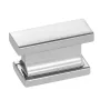 VEVOR Cabinet Knobs, 10 Pack, 36 mm Zinc Alloy Drawer Pulls Door Handles, Rectangular Kitchen Dresser Solid Knobs, Cupboard Hard