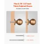 Cabinet Knobs, 12 Pack, 25 mm Zinc Alloy Drawer Pulls Door Handles, Round Kitchen Dresser Solid Knobs Cupboard Hardware with Scr
