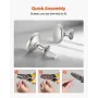 Cabinet Knobs, 25 Pack, 28 mm Zinc Alloy Drawer Pulls Door Handles, Mushroom Kitchen Solid Knobs Dresser Handles, Cupboard Hardw