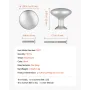 Cabinet Knobs, 25 Pack, 28 mm Zinc Alloy Drawer Pulls Door Handles, Mushroom Kitchen Solid Knobs Dresser Handles, Cupboard Hardw
