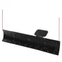 Snow Plow Blade, 109/183 cm Width Adjustable Snow Plow Kit, Easy to Detach, Universal Mount Plowing Attachment with Rubber Flaps