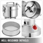 Electric Grain Grinder 0.3 kg Grain Grinder Mill 2000W Powder Machine Flour Mill Grinder Electric Grain Mill Grinder for Herb Pu