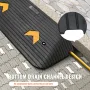 Upgraded Rubber Threshold Ramp, 3" Rise Door Ramp with 1 Channel, Natural Rubber Car Ramp with Non-Slip Textured Surface, 33069 
