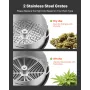 VEVOR Manual Bud Leaf Trimmer, 300mm Reaper Bowl Bud Trimmer with Stainless Steel Blades, Visual Cutting , Wet & Dry Hydroponic 