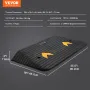 Upgraded Rubber Threshold Ramp, 3" Rise Door Ramp with 1 Channel, Natural Rubber Car Ramp with Non-Slip Textured Surface, 33069 