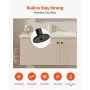 Cabinet Knobs, 30 Pack, 31 mm Black Zinc Alloy Drawer Pulls & Door Handles, Mushroom Kitchen Solid Knobs Dresser Handles, Cupboa