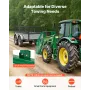 Skid Steer pallegafler, 1814 kg nominel belastningskapacitet