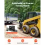 Skid Steer Pallet Forks, 1814 kg Rated Capacity, Pallet Fork Frame Attachment with 1065 mm Pallet Forks Forklift Blades, 50.8 mm