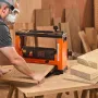 Thickness Planer, Three-Blade, 330 mm Width Worktable Power Benchtop Planer, 2000W 23500 RPM Powerful Motor, Dual Rollers, Over 